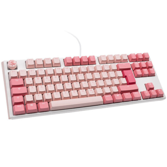 Ducky One 3 Gossamer TKL Pink Gaming Tastatur - MX-Silent-Red