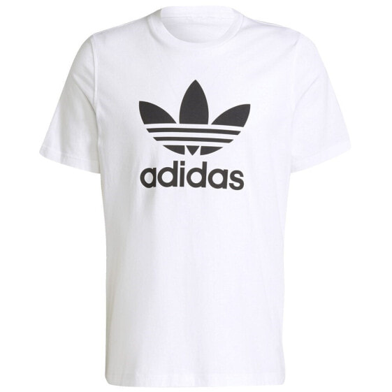 Мужская спортивная футболка белая с логотипом Adidas Trefoil Tshirt