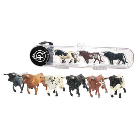 Фигурка Collecta Box With 6-Mini-Bulls Collection Bravo Dqb Figures (Коллекция Браво)