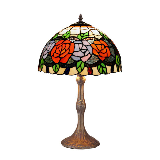 Декоративная настольная лампа Viro Rosy Разноцветный цинк 60 W 30 x 50 x 30 см