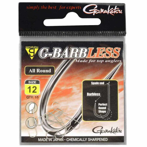 GAMAKATSU Gama Allround Barbless Spaded Hook