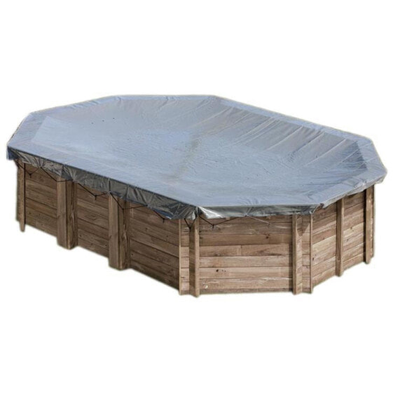 GRE ACCESSORIES Oval Pool Winter Cover Vermela