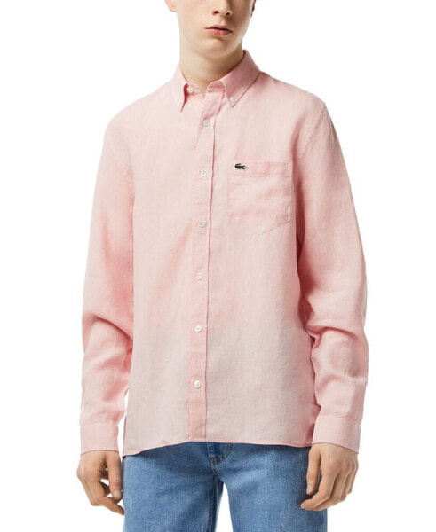 Рубашка мужская Lacoste Regular-Fit из льна