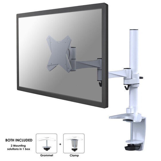 Кронштейн NewStar Neomounts by Newstar - Monitor Arm Desk Mount - White