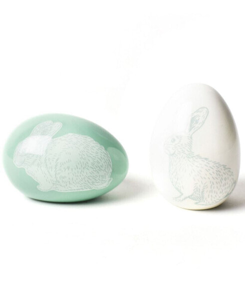 by Laura Johnson Speckled Eggs Sage Set/ 2
