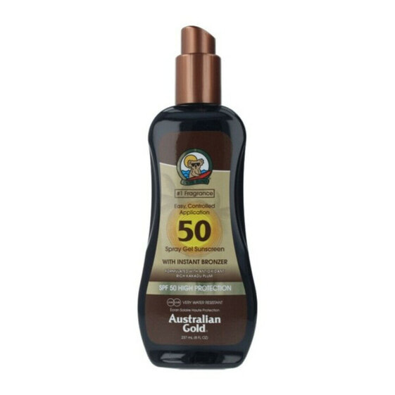 Защитный спрей от солнца Australian Gold Instant Bronzer Spf 50