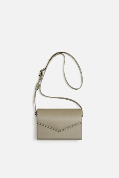 CROSSBODY BAG WITH FOLDOVER FLAP