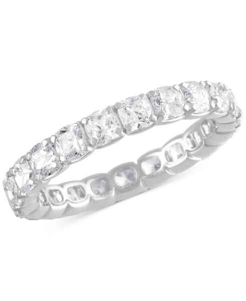 Certified Lab Grown Diamond Cushion-Cut Eternity Band (3 ct. t.w.) in 14k Gold