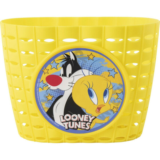 Корзина для детского велосипеда Looney Tunes CZ10960 Жёлтый