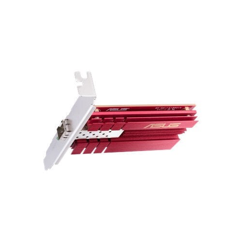 ASUS XG-C100F - Internal - Wired - PCI Express - Fiber - 10000 Mbit/s - Red