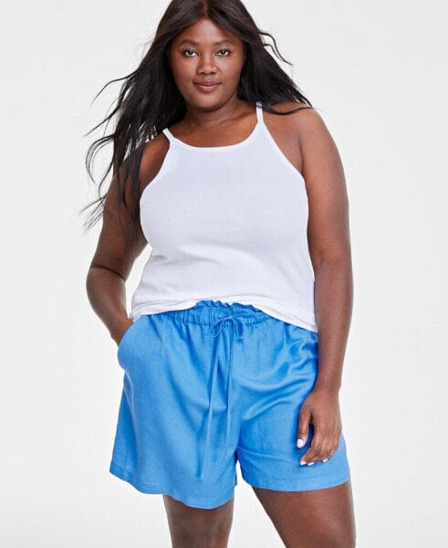 Trendy Plus Size Scoop-Neck Camisole, Created for Macy's