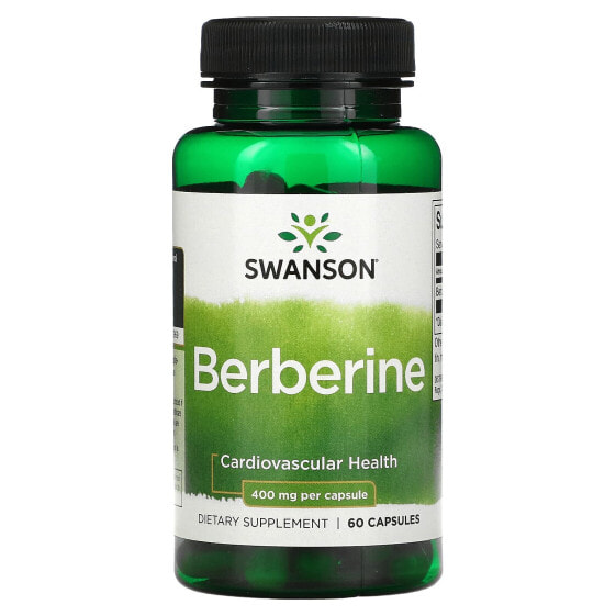 Витамин Berberine, 400 мг, 60 капсул Swanson