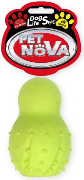 Игрушка для собак PET NOVA TPR Snowman Yellow 9.5 см