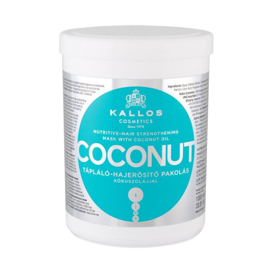 Kallos Cosmetics Coconut 1000 ml haarmaske für Frauen