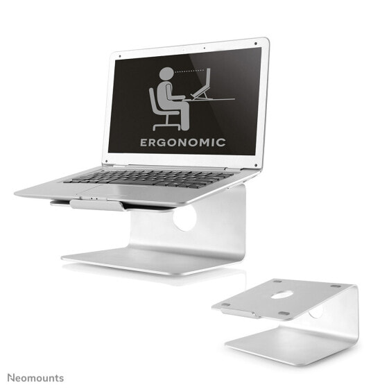 Neomounts laptop stand, Laptop stand, Silver, 25.4 cm (10"), 43.2 cm (17"), 5 kg, 360°