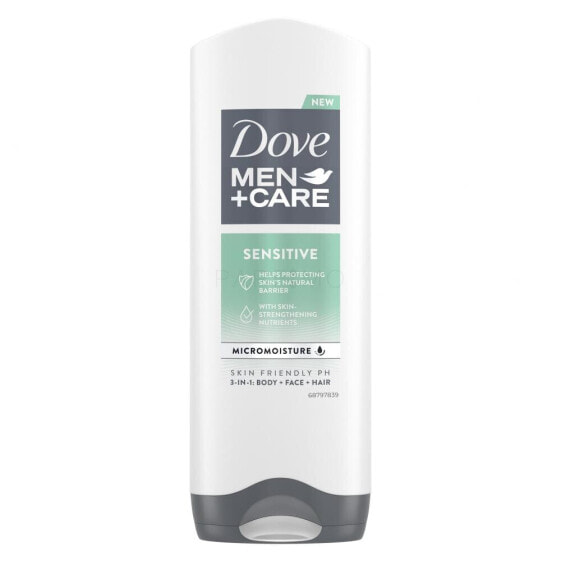 Dove Men + Care Sensitive 250 ml duschgel für Herren