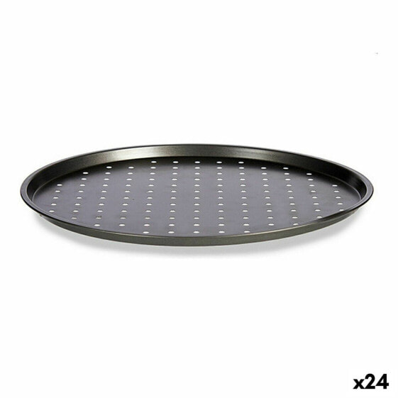 Поднос для пиццы серый Carbon steel 33 x 1 x 33 см (24 штуки) Kinvara
