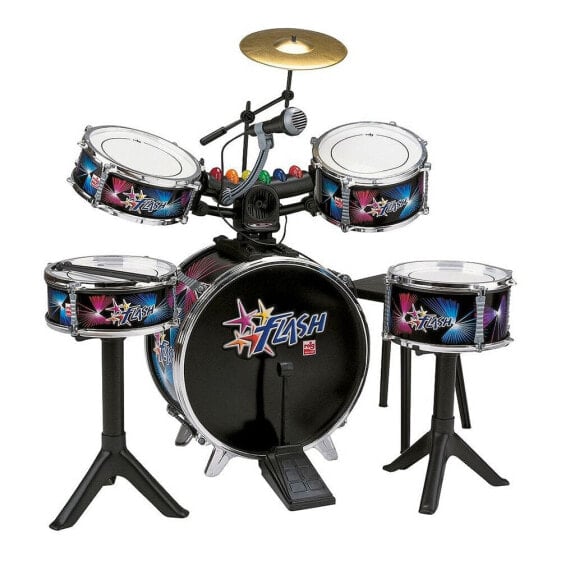 Детские музыкальные инструменты REIG MUSICALES Барабаны Flash для детей с подсветкой 77x75x53 см