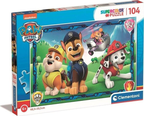 Clementoni CLE puzzle 104 SuperKolor Psi Patrol 27177