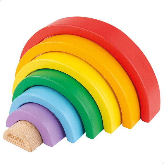 Конструктор WooMax WOOMAX Rainbow Wooden Construction Toy.