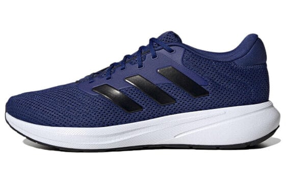 Кроссовки Adidas Response Runner унисекс черно-бело-синие