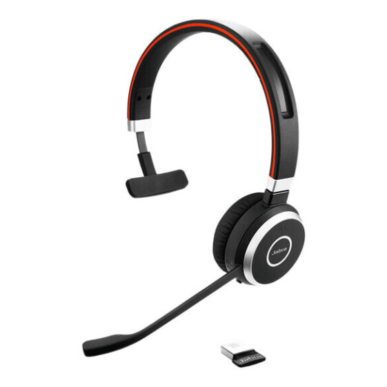 Jabra Evolve 65 SE - MS Mono, Wired & Wireless, Calls/Music, 20 - 20000 Hz, 282.1 g, Headset, Black