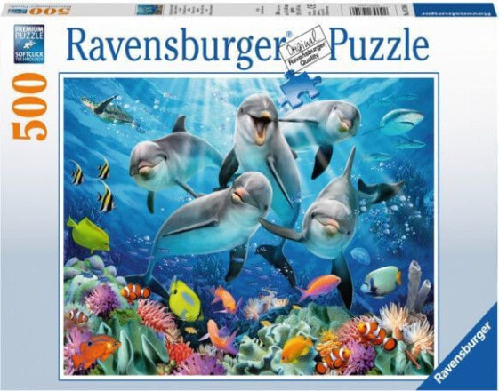 Ravensburger 500 EL. Delfiny - 147106