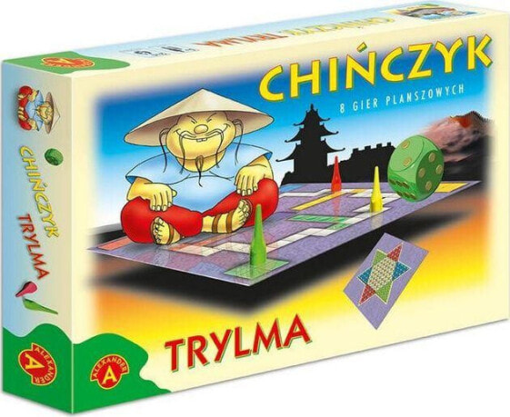 Настольная игра для компании Alexander Гра "Китайские шашки, Трикони", Trylma