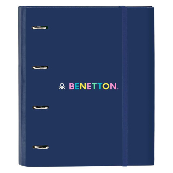 SAFTA A4 4 Rings With Replacement 100 Sheets Benetton Binder