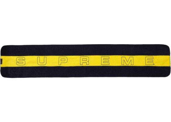 Supreme FW18 Polartec Scarf Navy 羊毛撞色围巾 深蓝色 / Шарф Supreme FW18 Polartec Scarf Navy SUP-FW18-960