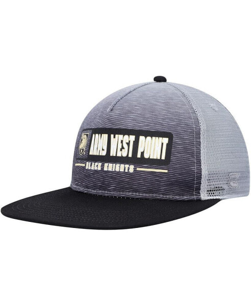 Men's Black, Gray Army Black Knights Snapback Hat