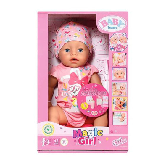 Кукла для детей Zapf Creation Born Magic Rosa Girl 43 см Baby Doll