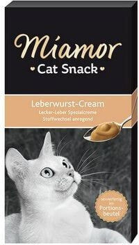 Лакомство для кошек Miamor Leberwurst Cream 90 г