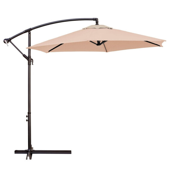 Пляжный зонт Monty Бежевый Алюминий 270 cm