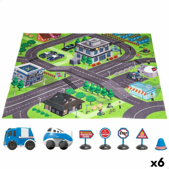 Игровой коврик SPEED & GO Speed & Go Аксессуары для транспортных средств шоссе ткань пластик (6 штук)