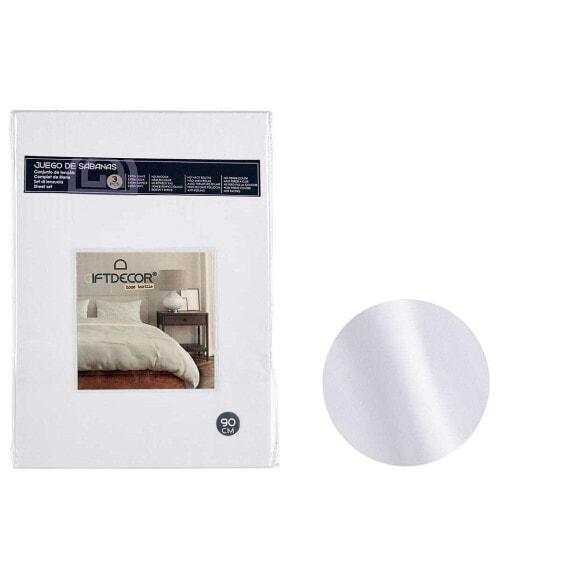Комплект постельного белья Gift Decor White Single 3 предмета