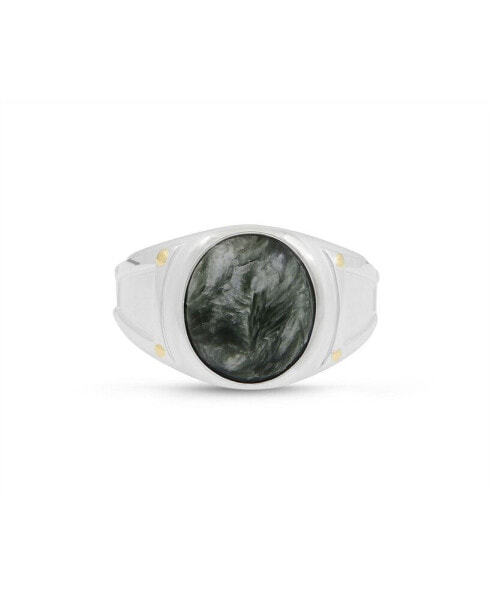 Кольцо LuvMyJewelry Seraphinite Iconic Men's Signet