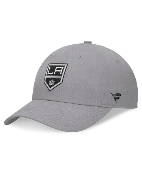 Men's Gray Los Angeles Kings Extra Time Adjustable Hat