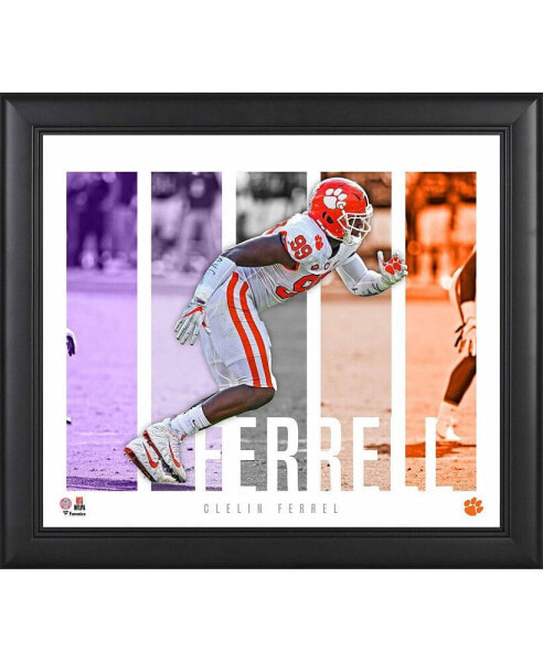 Clelin Ferrell Clemson Tigers Framed 15" x 17" Player Panel Collage