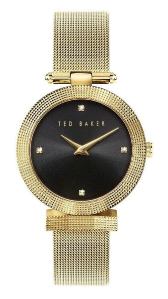 Часы и аксессуары Ted Baker Ladies Bow Mesh Кварцевый Часы Желтого Золота - BKPBWF006 NEW