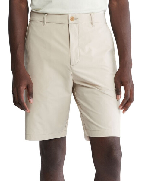 Men's Slim Fit Refined Stretch Flat Front 9" Performance Shorts