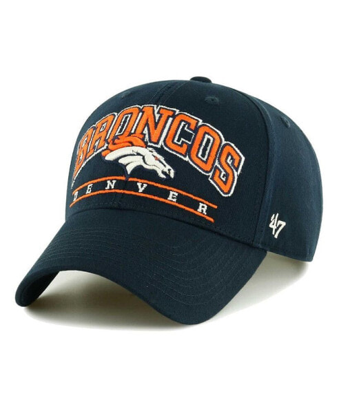 Men's Navy Denver Broncos Fletcher MVP Adjustable Hat