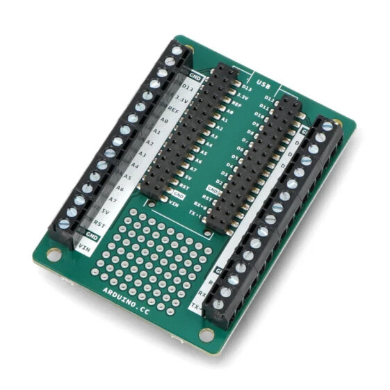Электрика Arduino Nano - адаптер винтовых клеммных соединений ARDUINO ASX00037