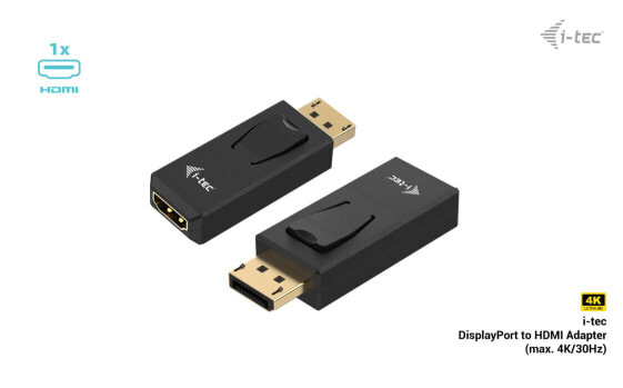 i-tec Passiver Adapter DisplayPort zu HDMI Aufloesung 4K/30Hz - Adapter