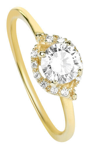 Glamorous Yellow Gold Engagement Ring 229 001 00804