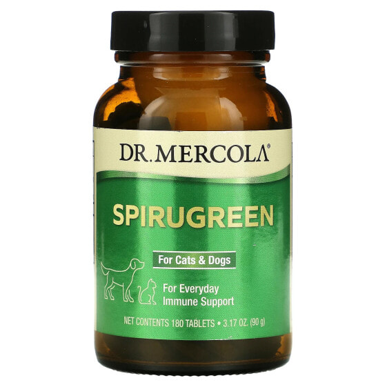 SpiruGreen, For Cats & Dogs, 180 Tablets, 3.17 oz (90 g)