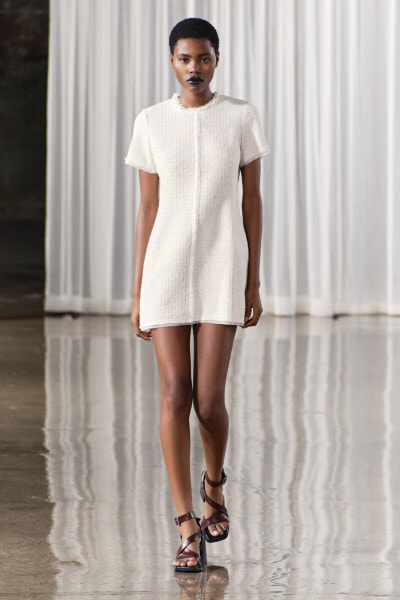 Zw collection short textured dress