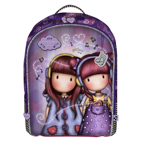 Детский рюкзак SANTORO LONDON The Duet Gorjuss M572A Фиолетовый 32 x 45 x 13.5 cm