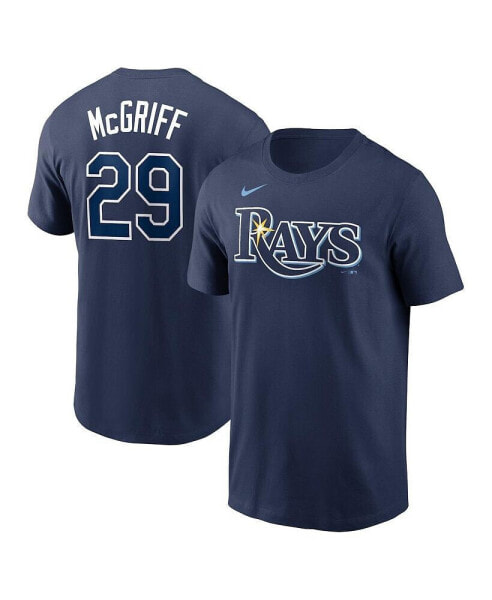 Men's Fred McGriff Navy Tampa Bay Rays Name and Number T-shirt