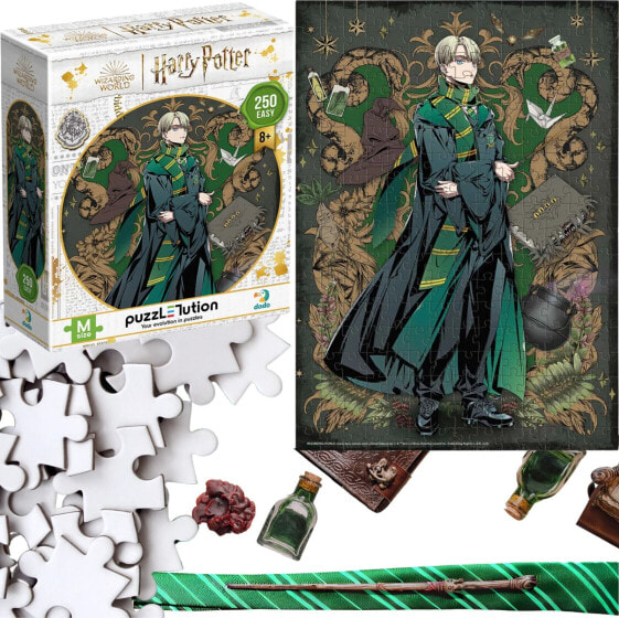 Dodo Puzzle Z Motywem "Harry Potter" - "Draco Malfoy" Slytherin 250 Elementów 8+